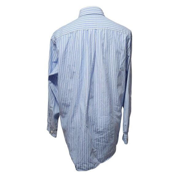 Brooks Brothers 346 Original Polo button front stripe shirt long sleeve Large - Picture 5 of 9